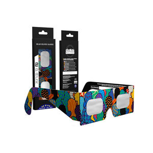 Lunettes d'éclipse solaire en papier en gros pour l'Europe 2026, testées <span class=keywords><strong>ISO</strong></span> 12312-2 et certifiées CE, recommandées par l'AAS - Product Image 1