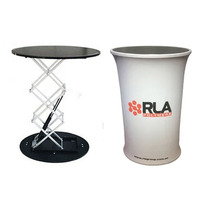 Affichage portatif de stand de salon commercial Stand d'exposition Pop Up Personnaliser le compteur de promotion de conception
