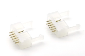 Connecteur de boîtier DIN à pas de 2,54 mm, droit, avec loquet métallique, 2*5P, contact en laiton, PCB, 600V 3A - Product Image 4