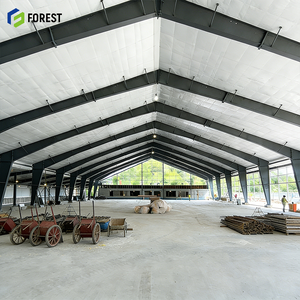 อาคารโลหะอเนกประสงค์สำหรับเก็บความเย็นเชิงพาณิชย์แบบกริด ขนาด 80x80x18 เมตร โครงสร้างเหล็กแบบคงที่ สำหรับงานมืออาชีพ - Product Image 1