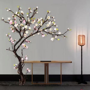 Grand Arbre Artificiel de Fleurs de <span class=keywords><strong>Mulan</strong></span> en Plastique pour Décorations Maison et Mariage – Option Transfrontalière, Décoration Chinoise - Product Image 1