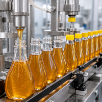 Bouteille souple en PET de qualité alimentaire pour miel avec bouchon à clapet, distributeur de sirop en plastique transparent, pot vide pour sauce, huile, assaisonnement