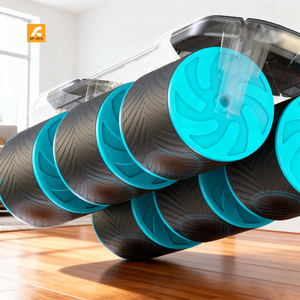 Nuovo Rullo Addominale Multifunzione a 6 Ruote in <span class=keywords><strong>ABS</strong></span> ed EVA per Allenamento Muscolare, Direttamente dalla Fabbrica - Product Image 4