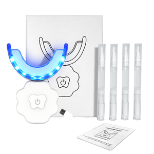 Kit de <span class=keywords><strong>blanchiment</strong></span> dentaire à domicile avec lumière LED, logo personnalisé, produit pour des dents blanches et un sourire éclatant - Product Image 1