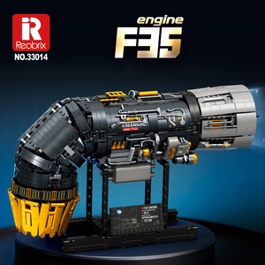 Nouveau produit, modèle de bloc de construction de moteur F35, double buse, décollage vertical, turbine à déformation automatique, cadeau éducatif, vente en gros OEM - Product Image 2