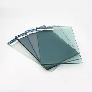 명확한/색깔 부드럽게 한 박판으로 만들어진 유리제 창 문 건물 지붕 유리