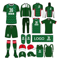 Uniformes de Fútbol Sublimados, Conjuntos de Camisetas de Fútbol para Hombre, Ropa Deportiva Personalizada para Entrenamiento, Chaqueta de Equipo de Fútbol