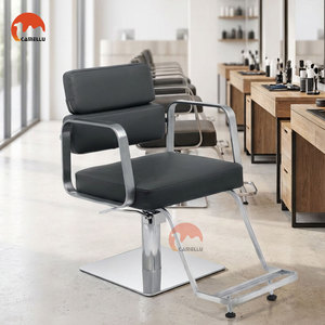 Équipement de salon de beauté, mobilier rotatif à 360°, chaise de <span class=keywords><strong>coiffure</strong></span>, chaise de barbier, chaise de coupe de cheveux - Product Image 2