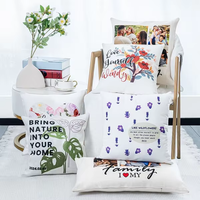 Housse de coussin en peluche courte et douce, blanche, pour sublimation