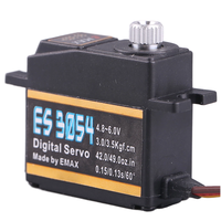 EMAX officiel ES3054 17g 3.5kg 0.13sec 23T Servo RC numérique à engrenages en métal pour avion à voilure fixe Robot voiture ES3154 mise à niveau