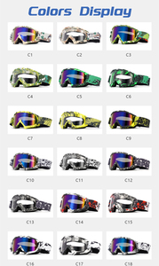 Lunettes de moto ATV Dirt Bike <span class=keywords><strong>Off</strong></span> <span class=keywords><strong>Road</strong></span> MX <span class=keywords><strong>UV400</strong></span> Lunettes de motocross avec mousse épaisse souple anti-rayures et anti-poussière - Product Image 4
