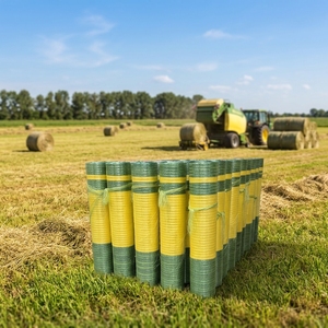 <span class=keywords><strong>Filet</strong></span> de paillage agricole en HDPE 1.23*3000 pour balles de foin et ensilage, tricoté, origine Jiangsu, pour ensilage rond - Product Image 1