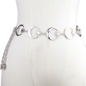 โซ่คาดเอวโลหะรูปพระจันทร์  วัสดุโลหะผสมสังกะสี สไตล์พังก์  สำหรับใส่ทุกวัน  แฟชั่นเครื่องประดับร่างกาย - Product Image 5