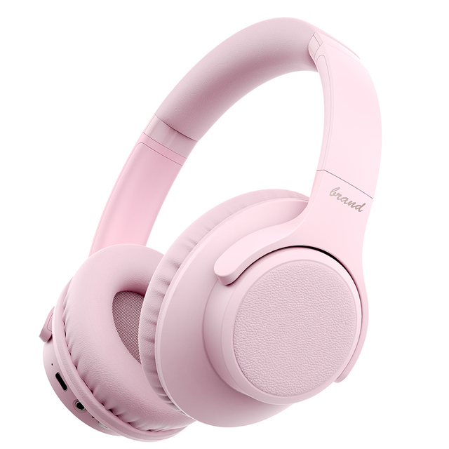 WH205A 2026 Trending OEM ODM Wireless Headphones Leather and Plastic Material Travel Gift Headsets for Mobile Phone Low MOQ