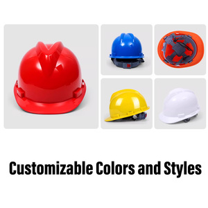 خوذات بناء كاملة الحافة بألوان مخصصة رائجة البيع، معدات حماية صناعية للرأس، قبعات صلبة للعمال - Product Image 5
