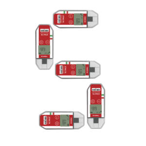 Sensor de Impacto e Registrador de Temperatura Profissional ZTAG-TS para Contêineres de Líquidos Químicos e Produtos Sensíveis - Product Image 5