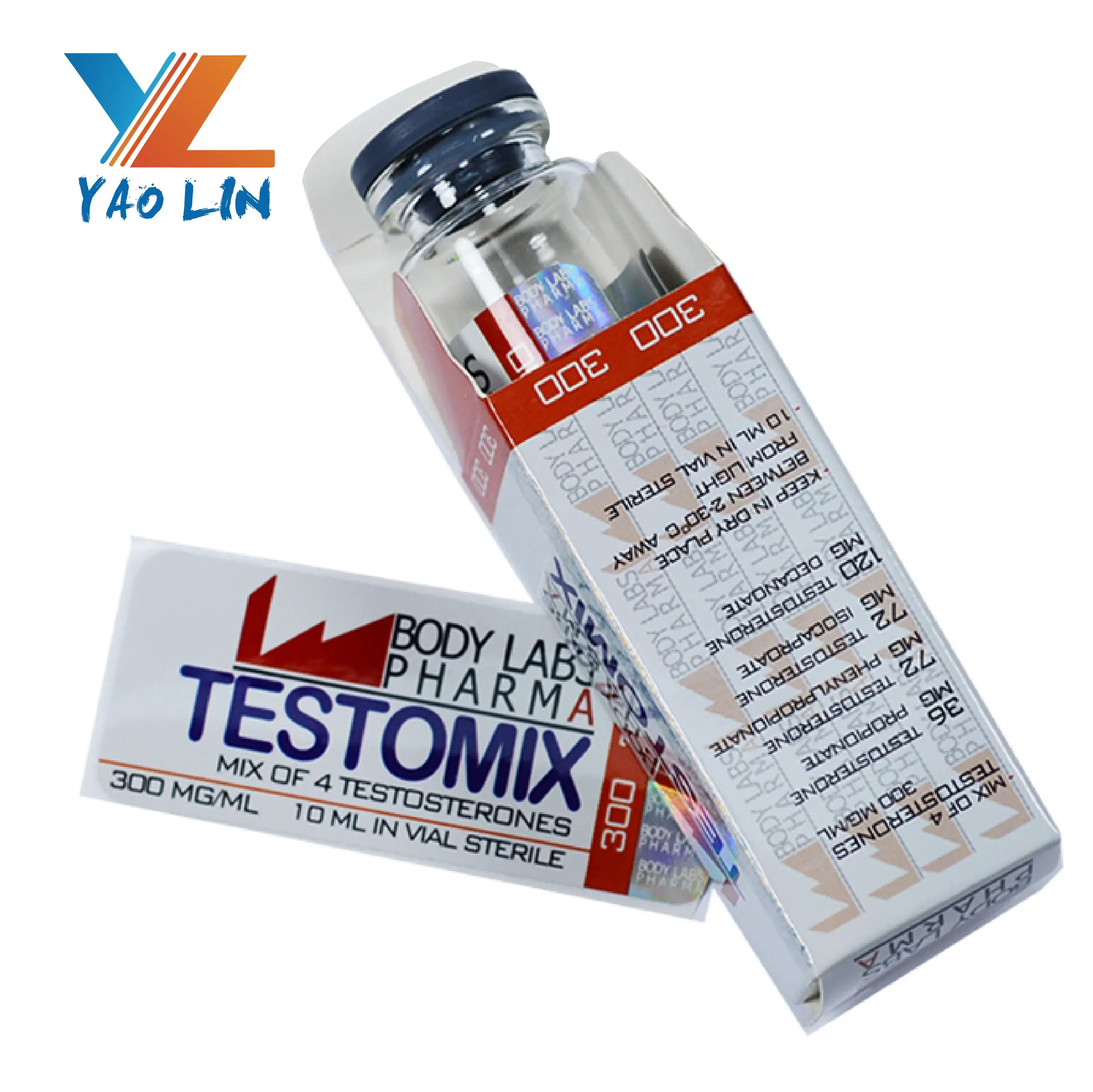 Free Design Vials Packaging Label For 10 Ml Steroid Vials