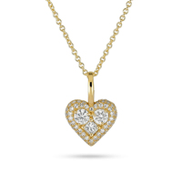 Milskye S925 Sterling Zilver Hartvormige Liefde Zirkoon Hanger Valentijn Ketting Voor Vrouwen