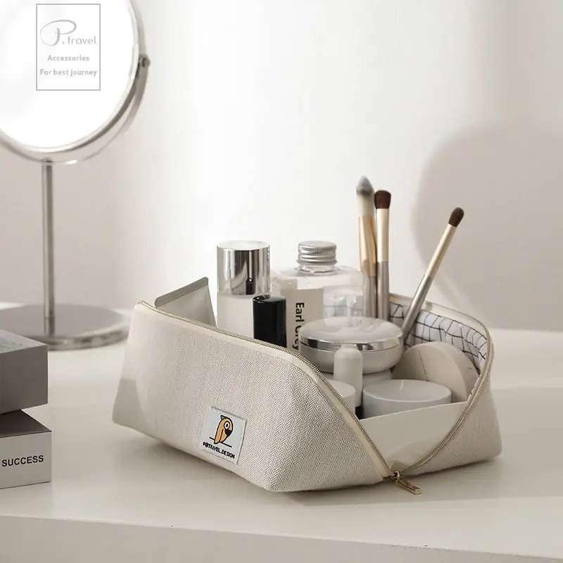 Trousse De Toilette 2021 Eco Scrubba Wash Bag Sac De Rangement White Custom Makeup Case Hard Bag Shell Blank Cosmetic Case