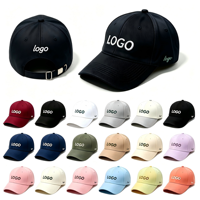 Lot en gros de casquettes de baseball en coton, taille ajustable, couleur unie, personnalisables avec logo brodé, marque privée