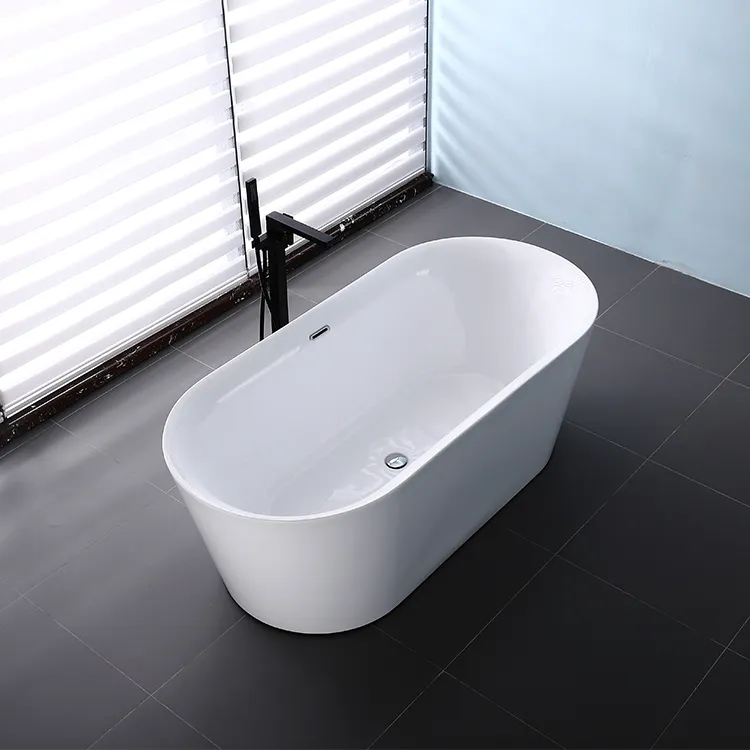 CUPC Certification Factory The Best Price / Quality Free Standing Bathtub Acrylic Solid Surface Freestanding Soaking Bathtubs