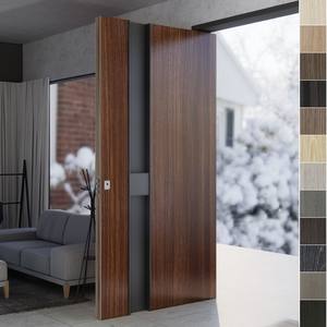 Puerta Principal de Madera de Estilo Americano Contemporáneo, Puertas de Entrada de Madera para Casas, Villas, Puerta Principal Exterior Moderna Pivotante - Product Image 1