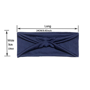 IFOND Bandeau de sport élastique doux et absorbant la transpiration pour homme, couleur unie, personnalisable avec logo, le plus vendu - Product Image 3