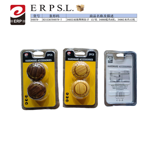 Poignées de porte et de fenêtre traditionnelles 12U TIRADOR avec poignée en bois, installation facile, modèle 04979 pour usage domestique et professionnel - Product Image 2