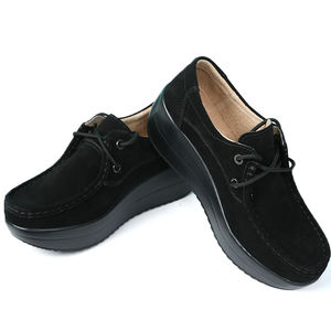 <span class=keywords><strong>Mocassini</strong></span> in pelle traspirante alla moda colorati in pelle scamosciata all'ingrosso scarpe da <span class=keywords><strong>donna</strong></span> - Product Image 1