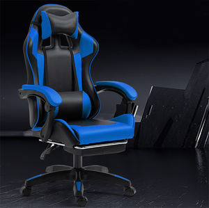 Chaise de jeu de haute qualité, vente chaude, chaise de jeu de course, chaise de bureau ergonomique, accoudoirs reliés, pivotante, avec <span class=keywords><strong>repose</strong></span>-pieds - Product Image 4