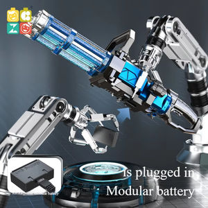 Explosão Gelo Elétrica Caterpillar Tiro Tiro Gatling Pistola De Água Simulado Chama <span class=keywords><strong>Sensor</strong></span> Luz Gatling Pistola De Água Elétrica - Product Image 6