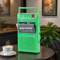 Lecteur de cassette MP3 rétro HXD-P5 pour la maison, les voyages et l'extérieur, avec enregistreur, USB, Bluetooth, lecteur de cassettes, haut-parleur Walkman