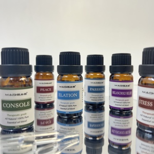 Huiles Essentielles 100% Pures et Naturelles <span class=keywords><strong>de</strong></span> Grade Thérapeutique 10ml en Bouteilles en Verre, Solubles dans <span class=keywords><strong>l</strong></span>'Eau pour Diffuseur d'Arômes et Humidificateur USB, Thé Orange - Product Image 3