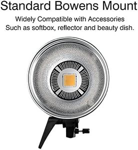 Luz de video LED <span class=keywords><strong>SL60W</strong></span> de 60W con ajuste de brillo, montura Bowens, luz de video continua LED para grabación de video y bodas - Product Image 4