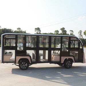 Bus touristique électrique 14 places, véhicule de tourisme fermé pour utilisation dans les propriétés et les parcs - Product Image 3