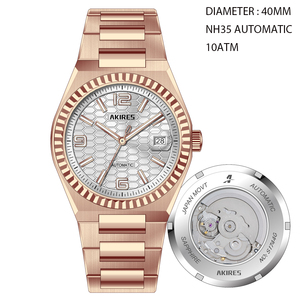Đồng hồ tự động chất lượng cao, mặt số tùy chỉnh, máy cơ NH35, khả năng chống nước 10ATM, dạ quang C3, dành cho nam - Product Image 4