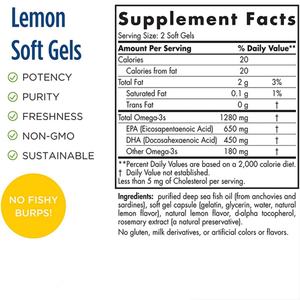 Suplemento de Aceite de Pescado Omega 3 Personalizado, Apoya la Salud del Corazón para Adultos, Cápsulas Blandas de Aceite de Pescado Omega 3 - Product Image 3