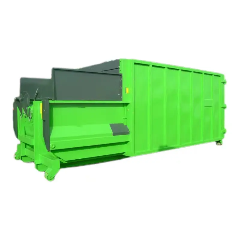 Phong cách Mỹ chất thải giấy compactor Máy chuyển trạm compactors