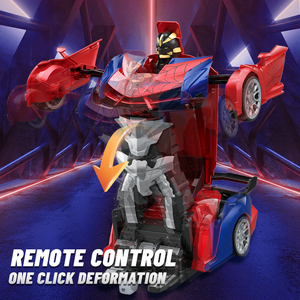 MILI Auto Giocattolo Trasformabile a Sei Canali 2.4G, Scala 1:18, Telecomando, Trasformazione Spider, Auto <span class=keywords><strong>Robot</strong></span> per Bambini - Product Image 5