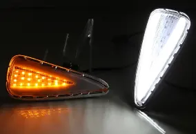 Gobison Dynamic Turn Signal Light Daytime Running Light LED Front Fog Lamp For Toyota Camry 2015 2016 2017 Fog Light