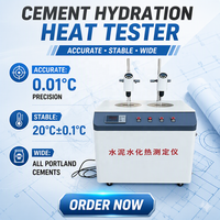 Cement Hydration Heat Tester Heat of Hydration Tester Cement Testing Equipment Lab Testing Instrument 650ml 0.01℃ 2500W