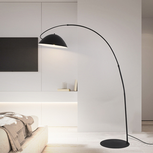 Design de mode interrupteur au <span class=keywords><strong>pied</strong></span>, décoration d'intérieur d'hôtel, lampe de sol Led noire - Product Image 3
