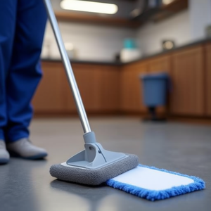Spremi-mop Industriale con Cesto in Plastica Grigia e Pedale in Metallo, Tipo a Bloccaggio Manuale, per Uso Domestico - Product Image 3