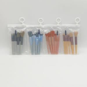 Sparrow Factory – Nouveau Kit de Maquillage Professionnel 8 Pièces en Gros : Pinceaux Angulaires à Poils Synthétiques, Manche en Plastique, pour Fard à Joues, Poudre et Correcteur Visage - Product Image 1