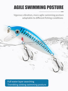 Leurre dur coulant tendance 2026, appât artificiel bionique pour la pêche au bar en eau douce et salée - Product Image 4