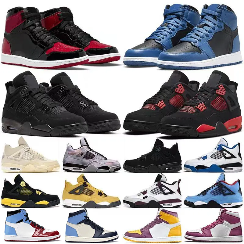 sneaker Basketball shoes original a aIre AmiR Jordan 4 retro shoes black cat chaussures-homm chunkies AiRe KonI jordan 1 low