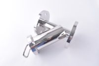 Filtre en Y DN50 de qualité alimentaire 200 mailles avec bride en acier inoxydable SUS 304 AISI 316L pour la filtration des lignes de production laitière et de boissons