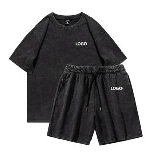 Ensemble short et t-shirt décontracté d'été pour homme, séchage rapide, respirant, imprimé, taille personnalisée - Product Image 6