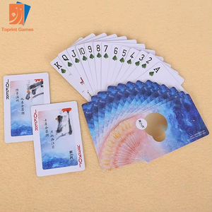 <span class=keywords><strong>Cartes</strong></span> à jouer personnalisées <span class=keywords><strong>avec</strong></span> logo, en papier imperméable, pour adultes, <span class=keywords><strong>jeu</strong></span> <span class=keywords><strong>de</strong></span> casino, <span class=keywords><strong>cartes</strong></span> <span class=keywords><strong>de</strong></span> poker magiques, <span class=keywords><strong>avec</strong></span> boîtes - Product Image 1