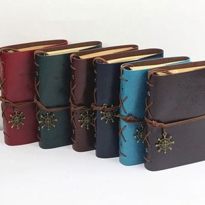 Carnet de notes A6 A7 en cuir style vintage avec spirale, idéal pour les voyages, journal intime ou cadeau pirate - Product Image 2